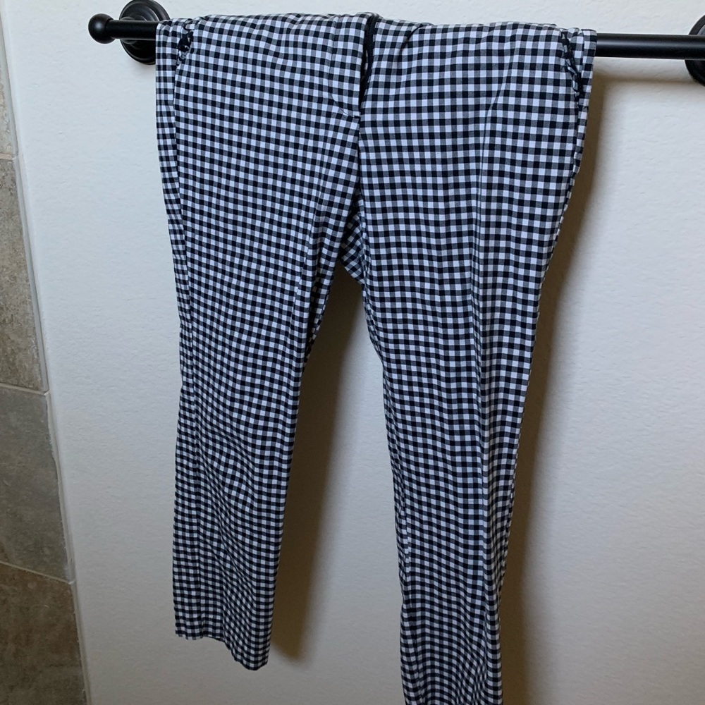 L Zara Checkered Pants